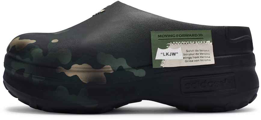 Custom Adidas AdiFOM Stan Smith Mule Camo Black Military-Style Slip-On Shoes. IE4626 (Team80- Defend Our Homeland) Buy Custom Adidas AdiFOM Stan Smith Mule Camo Black Military-Style Slip-On Shoes. IE4626 (Team80- Defend Our Homeland)