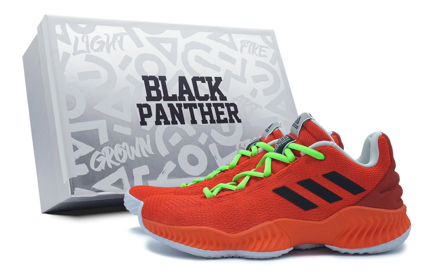 Custom Adidas Pro Bounce 2018 Low - Christmas, Black Panther, Red Basketball Shoes FW5748 (Team108 Men's Reversible Green Hornet Jacket)