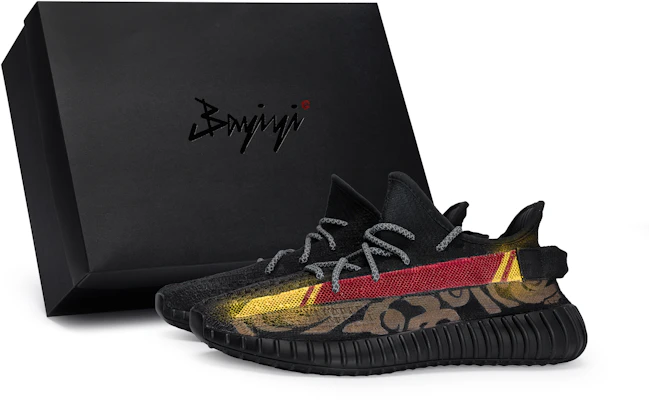 Custom adidas Yeezy Boost 350 V2 "Black Myth Wukong Golden Staff" Black/Red/Brown Shoes HQ4540 (Team80 - Cloud Stepper Shoes S-BOX) Buy Custom adidas Yeezy Boost 350 V2 "Black Myth Wukong Golden Staff" Black/Red/Brown Shoes HQ4540 (Team80 - Cloud Stepper Shoes S-BOX)