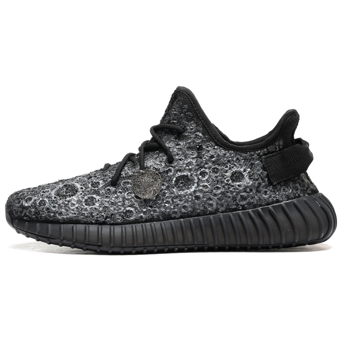 Custom adidas Yeezy Boost 350 V2 Moonlight - Breathable Casual Sneakers Black HQ4540 (Team54 - Lunar Mirage)