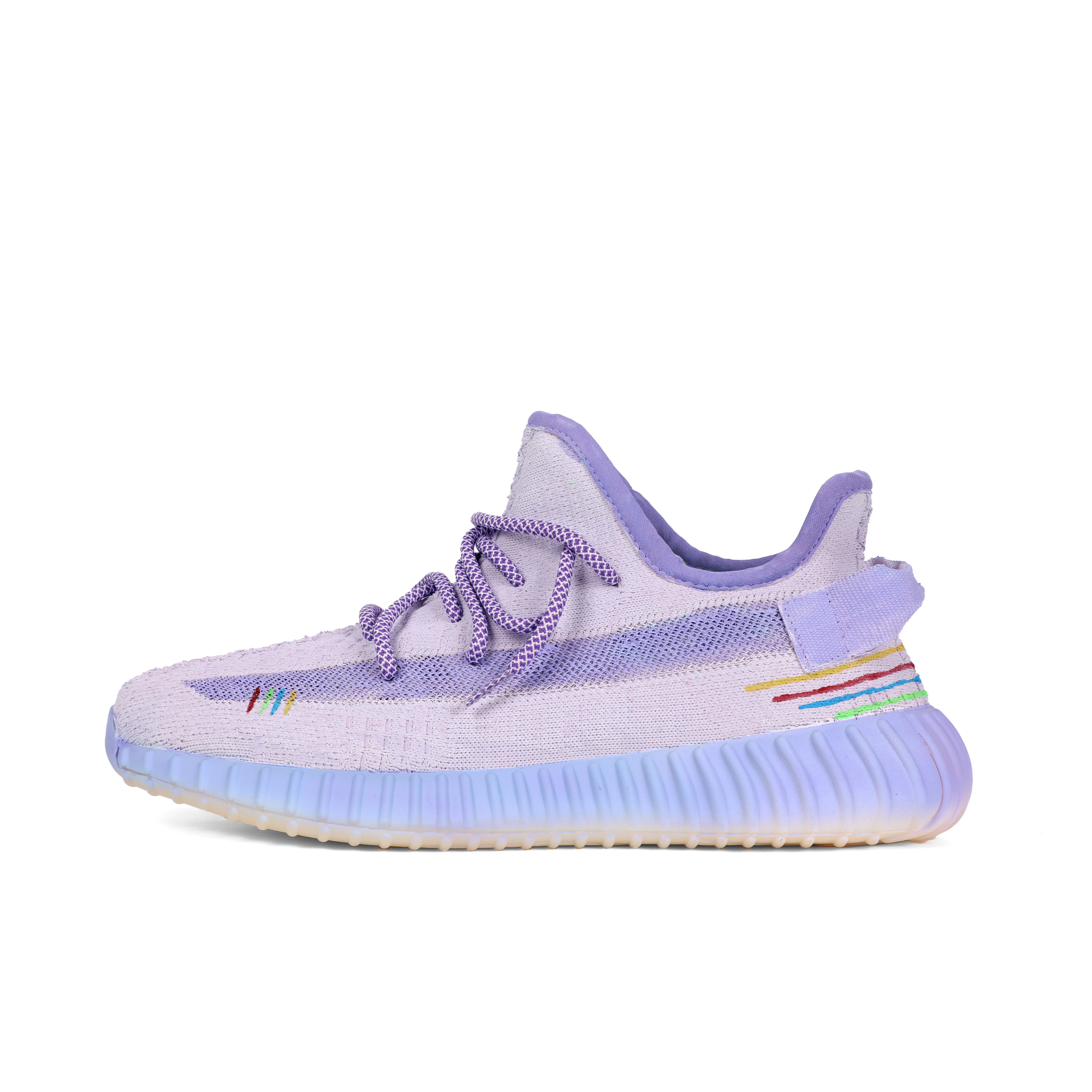 Custom adidas Yeezy Boost 350 V2 Purple - Stylish, Breathable & Comfortable Sneakers HQ6316 (Team419 - Pursuing Dreams)