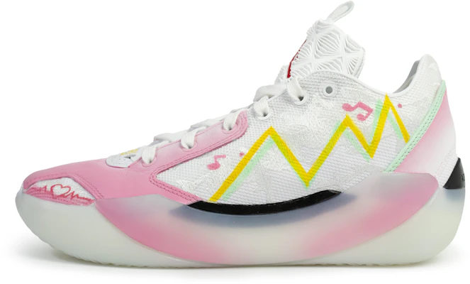 定制版Air Jordan 39 "心旋律" 可清洗粉白低帮篮球鞋 FQ0214-106 (Team258 - Heartbeat Melody) Buy 定制版Air Jordan 39 "心旋律" 可清洗粉白低帮篮球鞋 FQ0214-106 (Team258 - Heartbeat Melody)