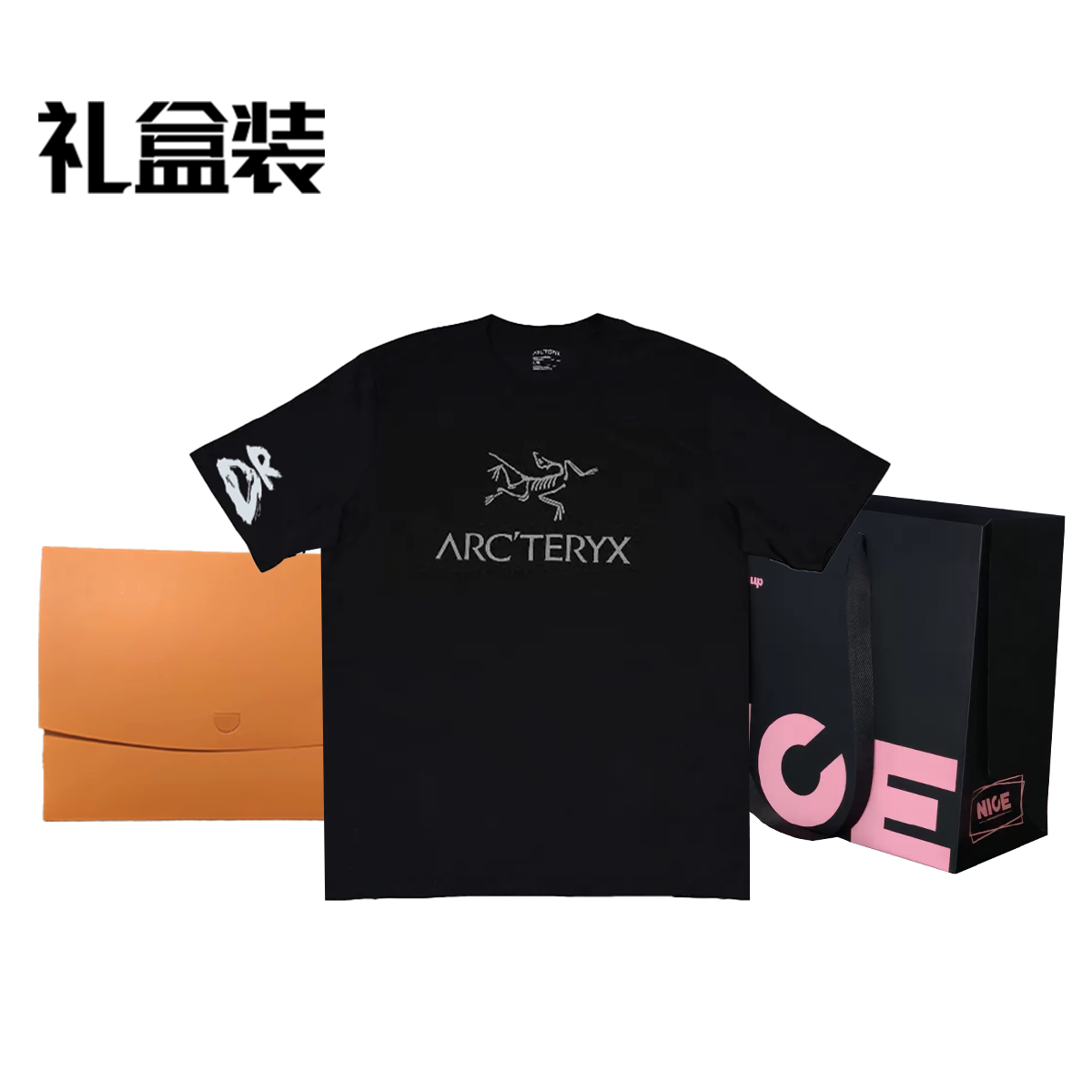 Custom Arcteryx ARC'WORD Logo Outdoor Breathable Casual Unisex Black T-Shirt X000007991（Team702-c6） 圖 9