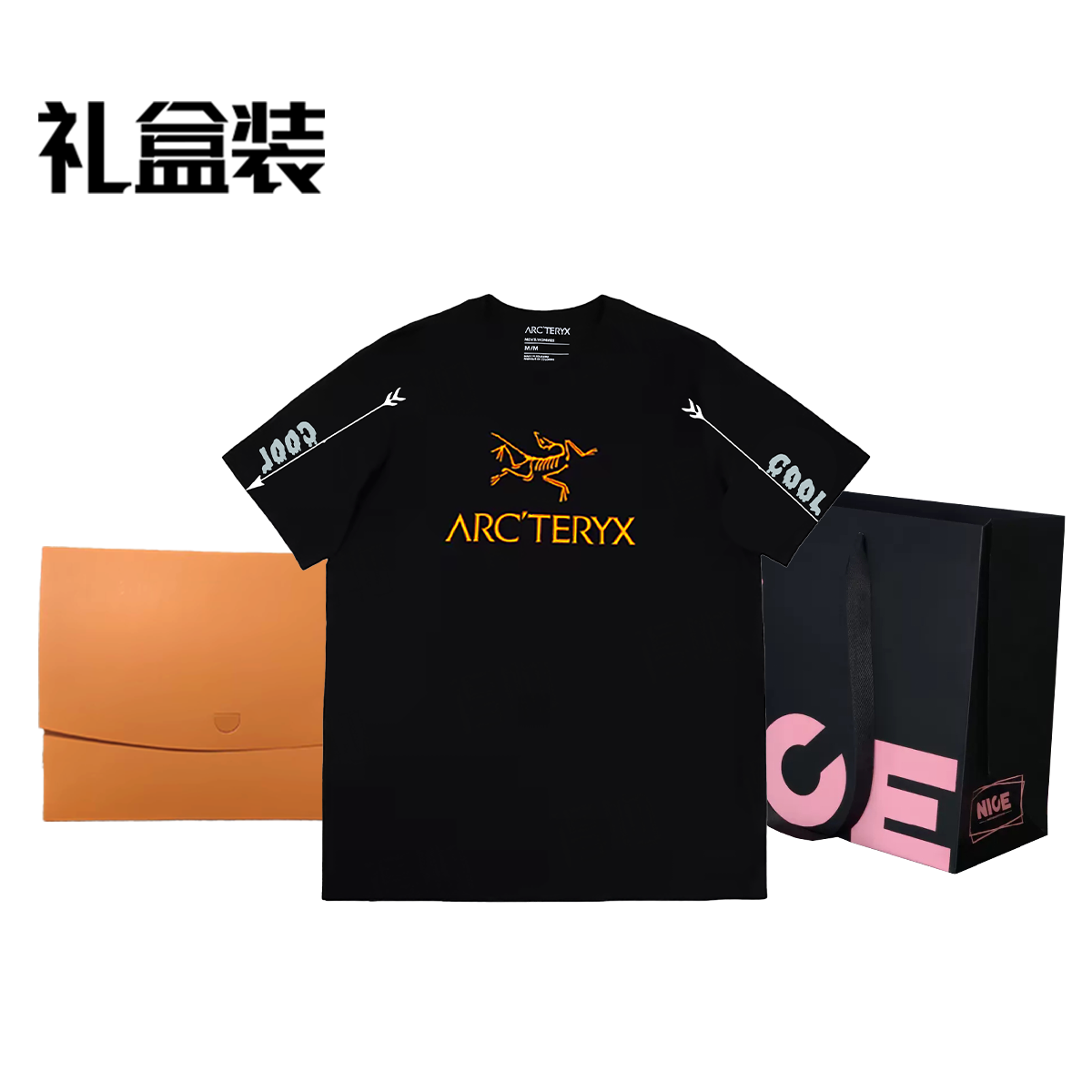 Custom Arcteryx Arc'Word Logo Print Outdoor Unisex Breathable Casual T-Shirt X000007991（Team702-COOL） 圖 20