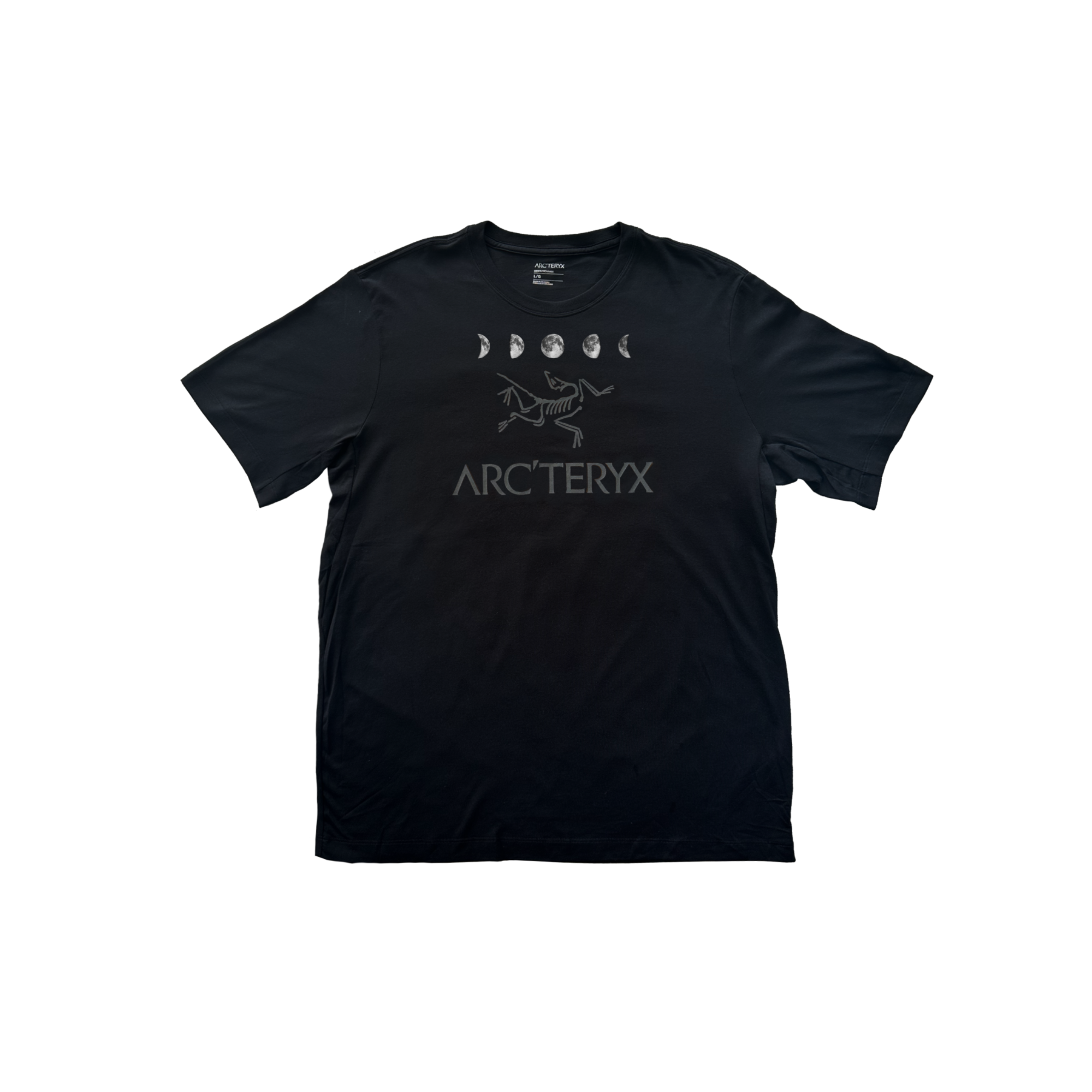 Custom Arcteryx ARC'WORD Logo Tee - Vintage Style, Breathable Unisex Black T-Shirt. X000007991(Group179