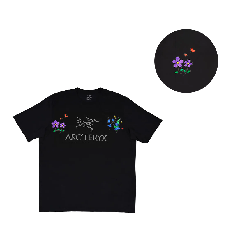 Lookbook Custom Arcteryx ARC'WORD Logo Unisex Outdoor Breathable Casual T-Shirt. X000007991（Team702-A82）