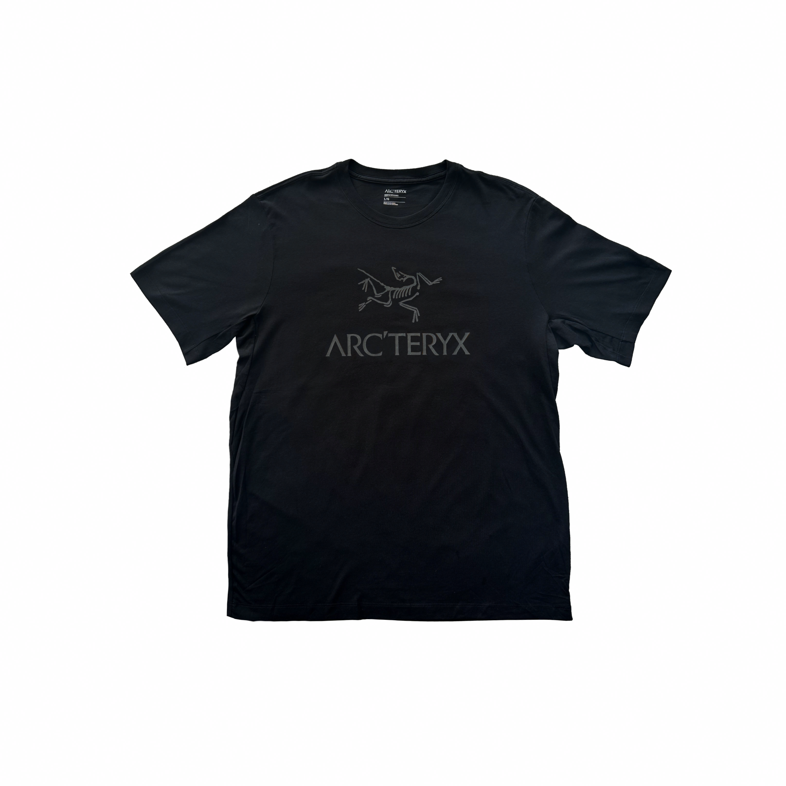 Custom Arcteryx Arc'Word Reflective Logo Graphic High Street Unisex Black T-Shirt X000007991(Group179 圖 6