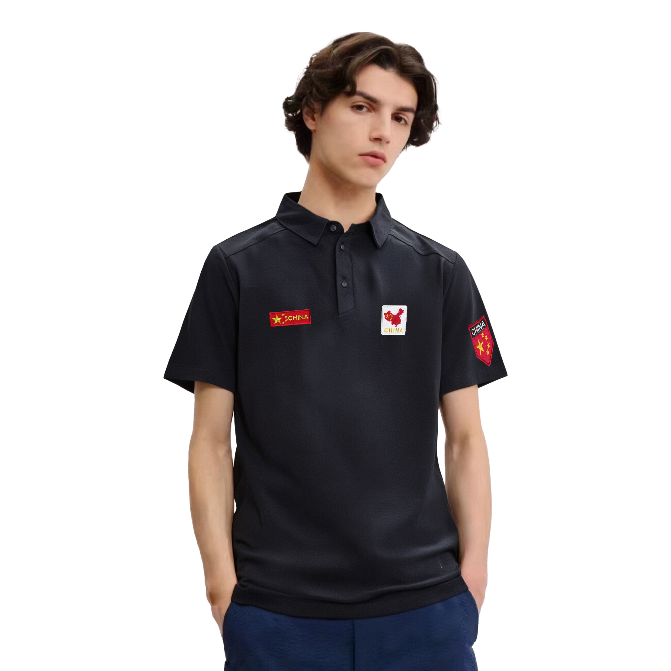 Purchase Custom Arcteryx Captive Polo Shirt Embroidered Logo Unisex Short Sleeve 28536（Team1016-B9）