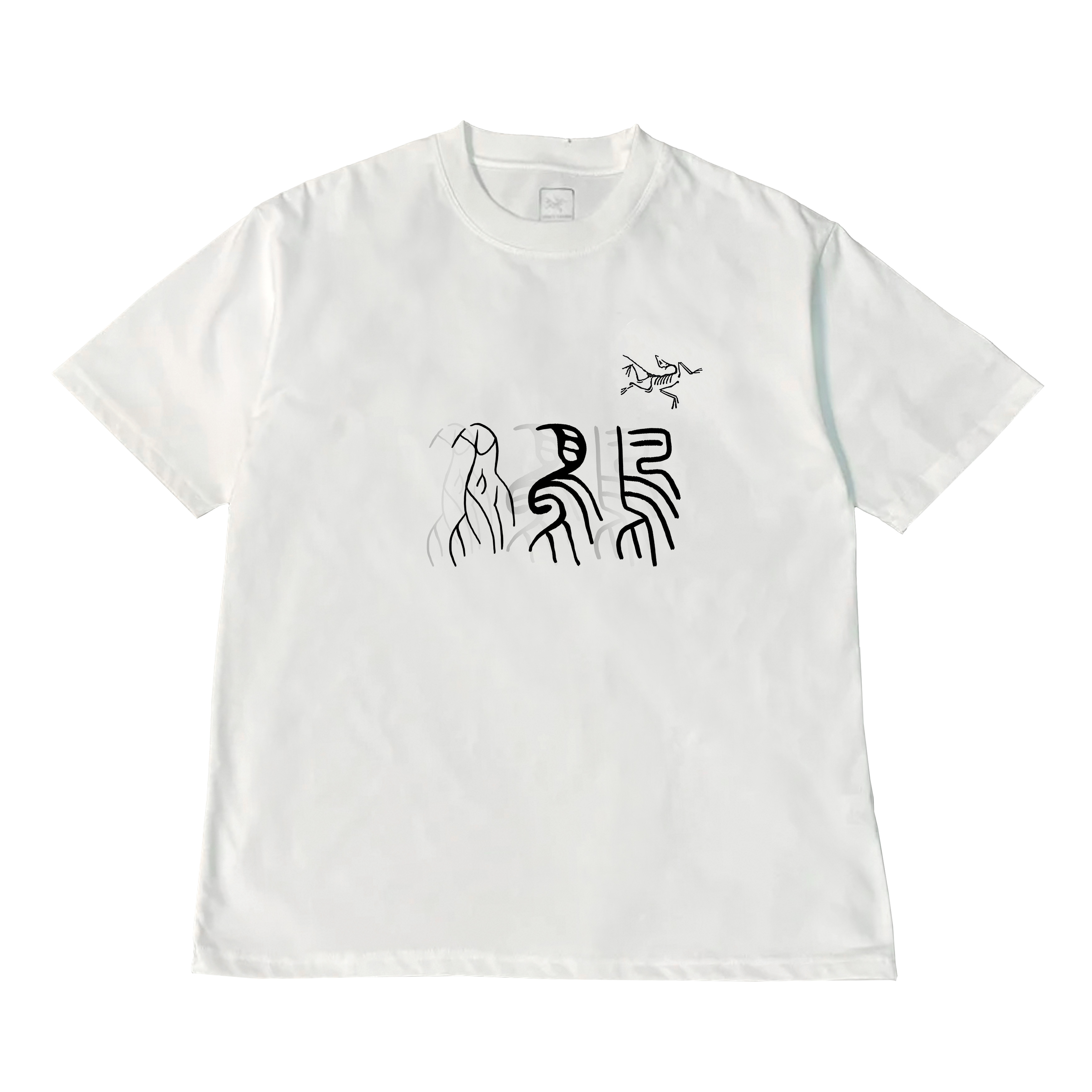 Order Custom Arcteryx Evolution T-Shirt, Retro Print Logo Unisex Crewneck Tee Black/White. X000007747(Group116