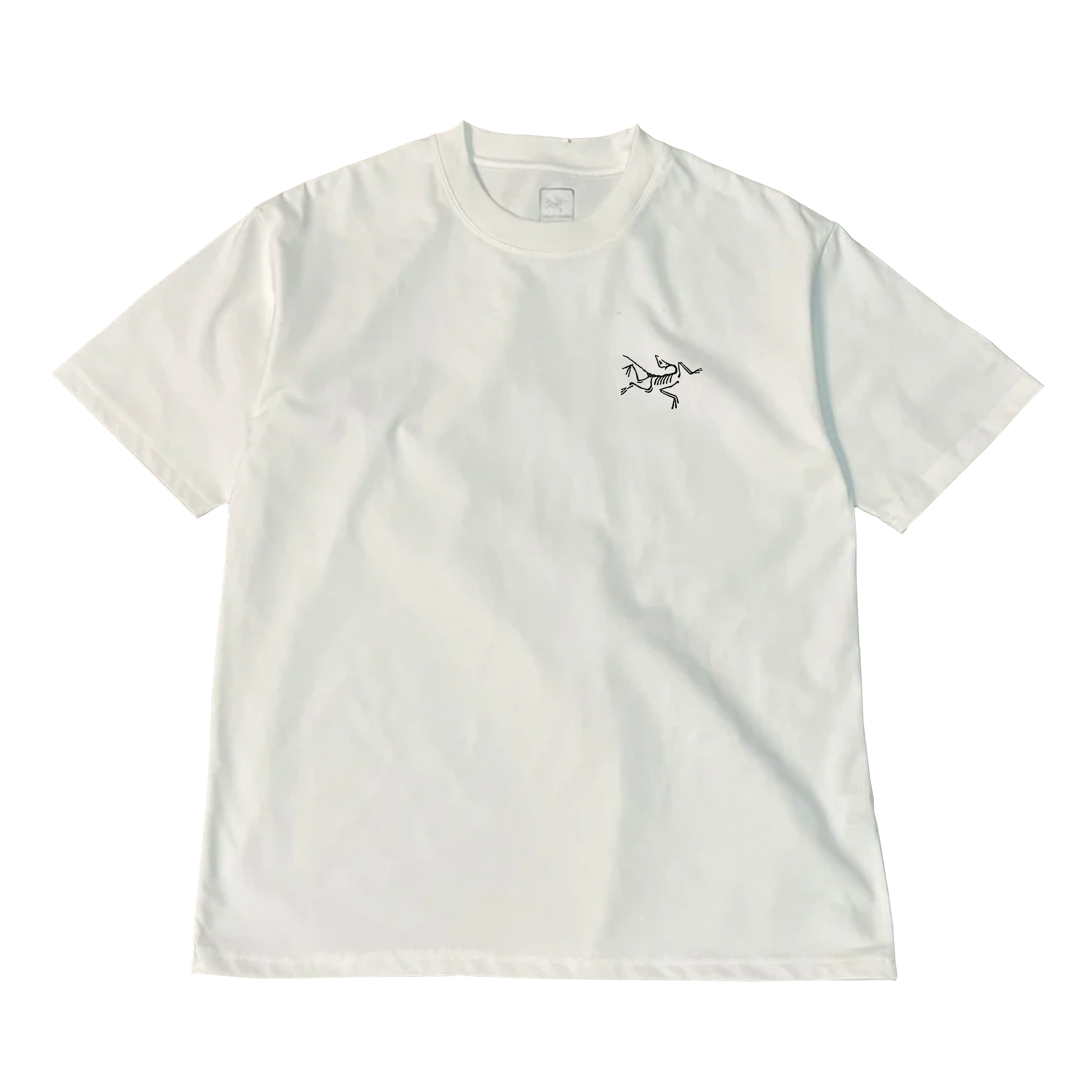 Shop Custom Arcteryx Evolution T-Shirt, Retro Print Logo Unisex Crewneck Tee Black/White. X000007747(Group116