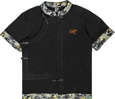 Custom Arcteryx Fantasy Chinese Embroidery Logo Unisex Black Short Sleeve T-Shirt X000007747(Group223- Buy Custom Arcteryx Fantasy Chinese Embroidery Logo Unisex Black Short Sleeve T-Shirt X000007747(Group223-