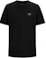 Shop Custom Arcteryx KRAGG Flame Star Graphic Logo Print Crewneck T-Shirt Black Mens. X000009533(Group116