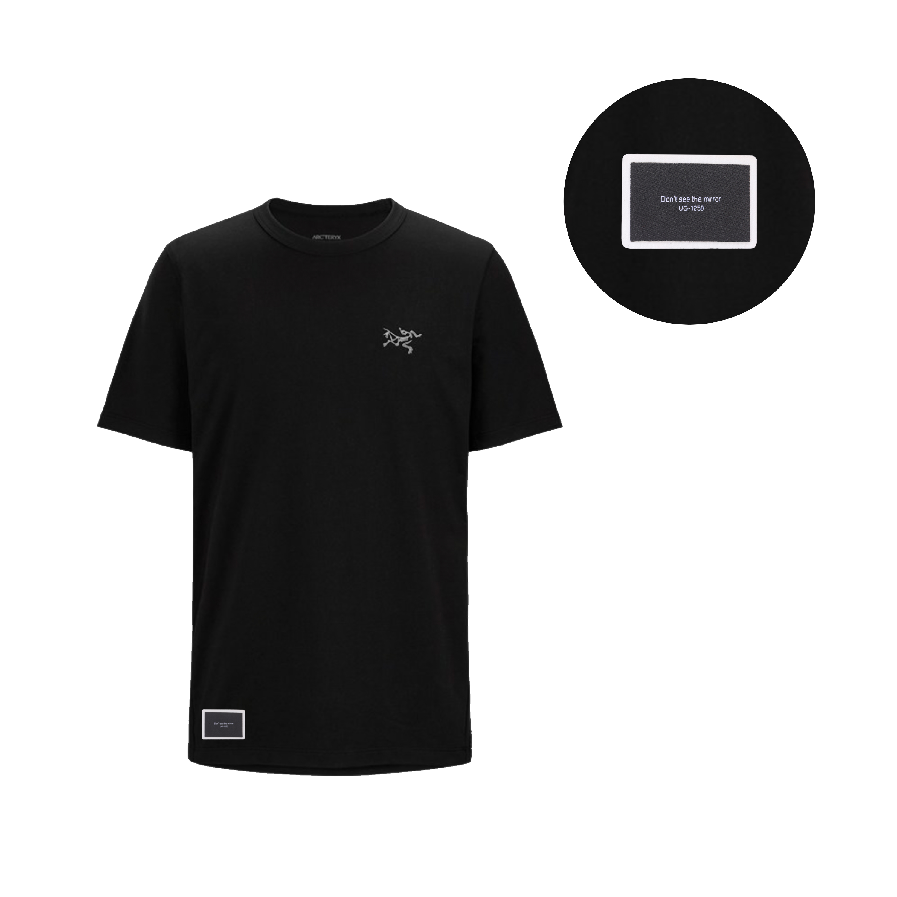 Custom Arcteryx KRAGG Outdoor  Black Crewneck Breathable Casual T-Shirt X000009533(Team746-