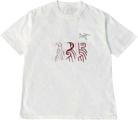 Custom Arcteryx Logo Graphic Tee - Retro Style Unisex Short Sleeve in White. X000007747(Group116 Order Custom Arcteryx Logo Graphic Tee - Retro Style Unisex Short Sleeve in White. X000007747(Group116