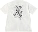 Lookbook Custom Arcteryx Logo Graphic Tee - Retro Style Unisex Short Sleeve in White. X000007747(Group116