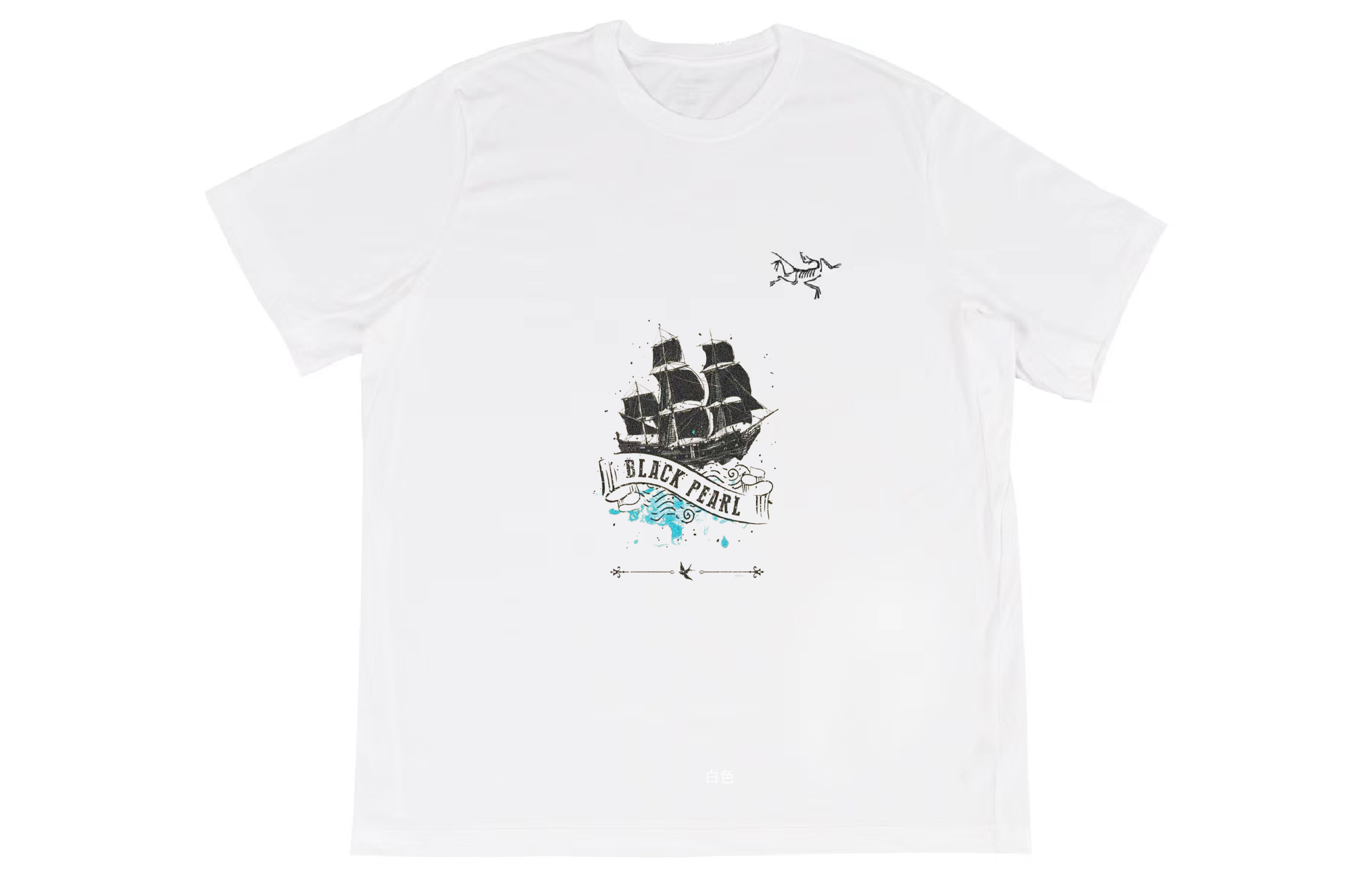 Custom Arcteryx Multi Bird Logo Vintage Graphic White Unisex T-Shirt. X000007747(Group16-）