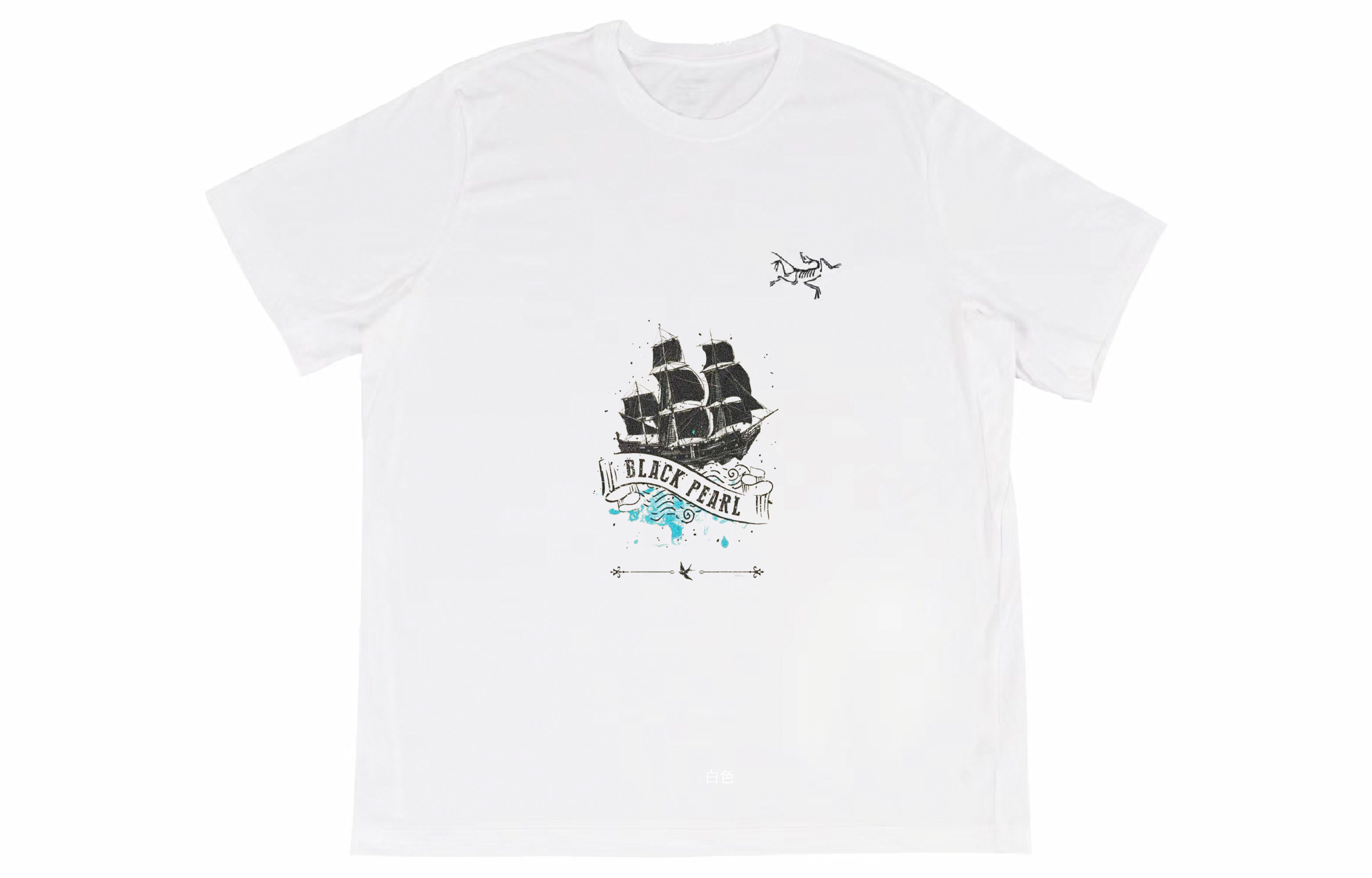 Custom Arcteryx Multi Bird Logo Vintage Graphic White Unisex T-Shirt. X000007747(Group16-） 圖 2