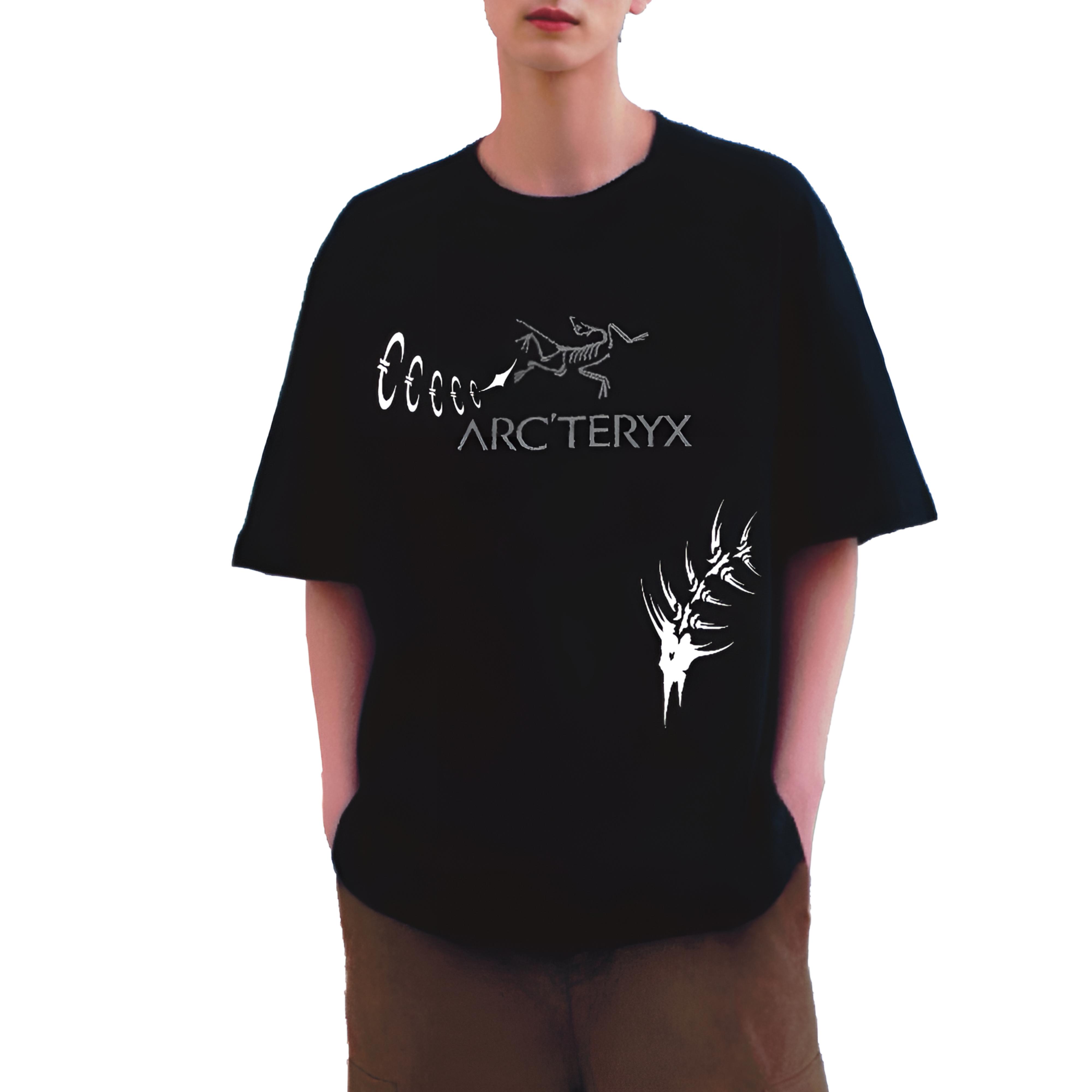 Custom Arcteryx Streetwear Logo Print Unisex Crewneck Breathable T-Shirt. X000007991（Team1390-） 圖 5