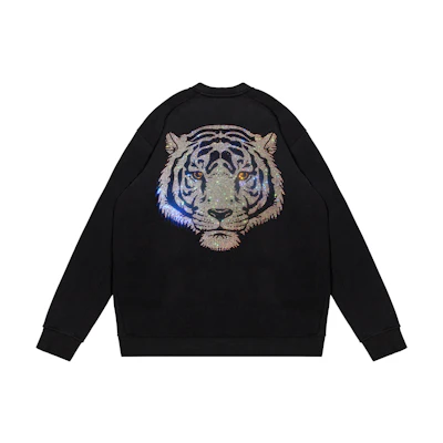 Custom Arcteryx Unisex Black Crewneck Sweatshirt with Rhinestones - Streetwear Style X000005800(Team316-626