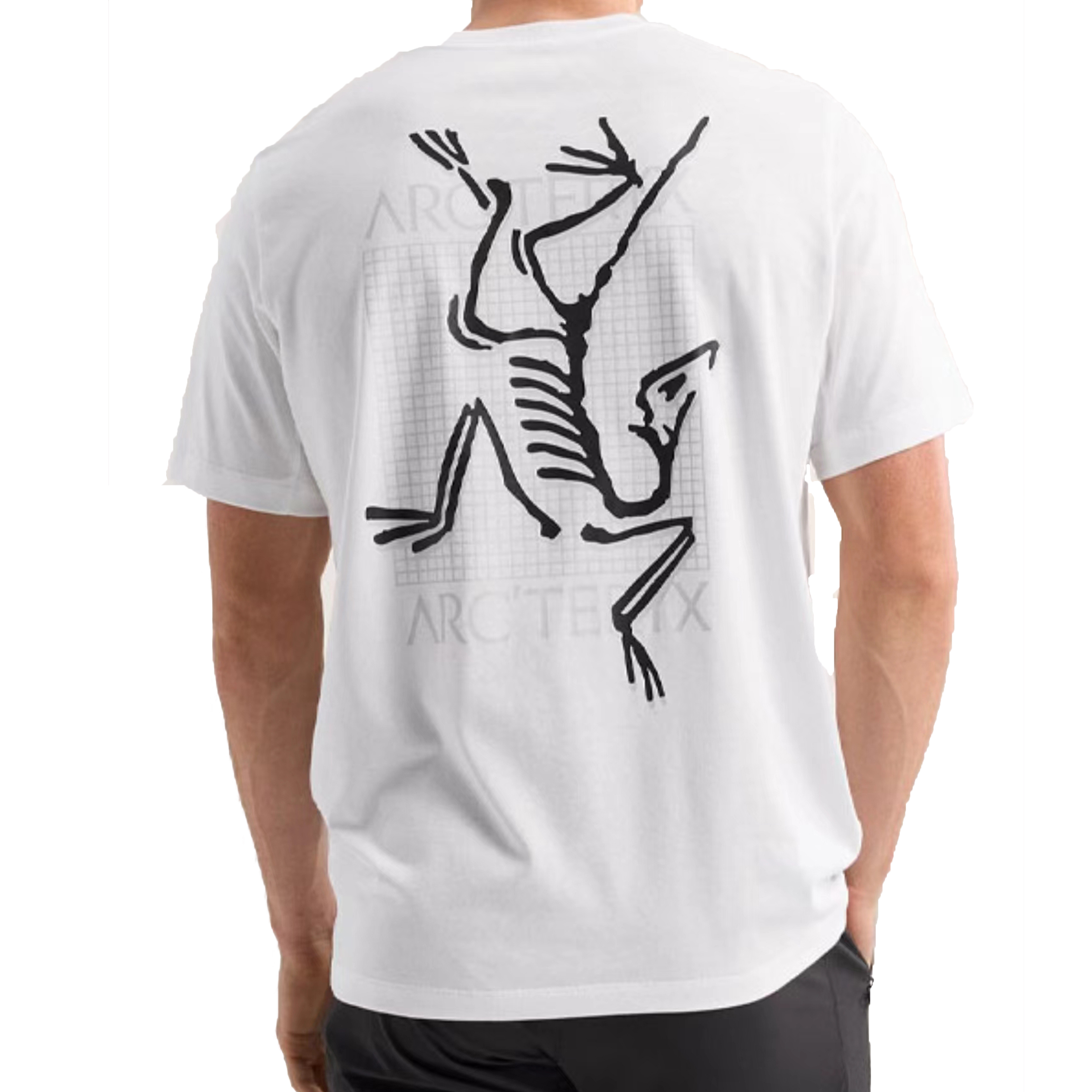 Cheap Custom Arcteryx Van Gogh Multi Bird Logo Retro Graphic Tee -  Short Sleeve. X000007747(Group326