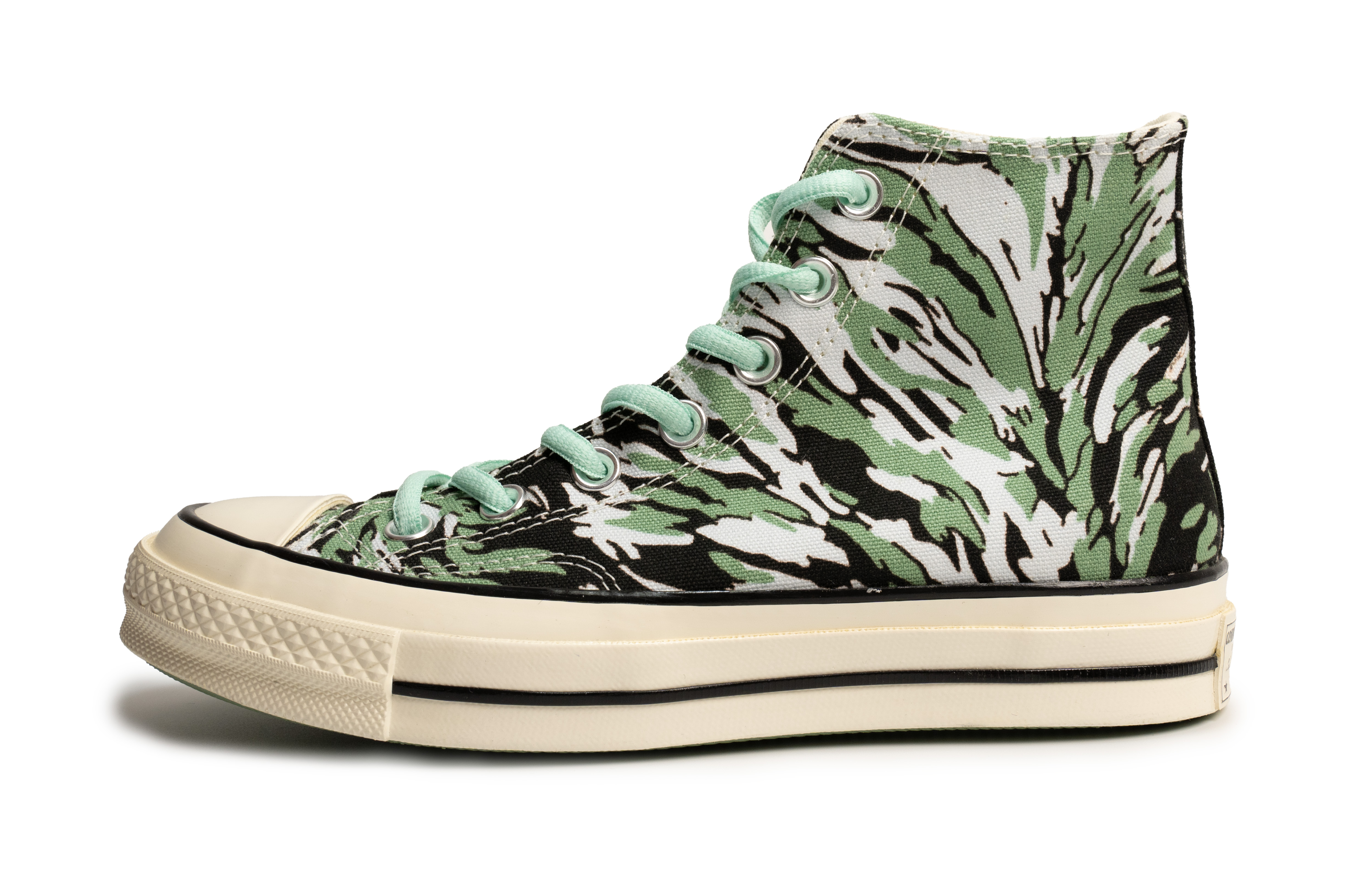 Custom Carhartt WIP x Converse 1970s Green Elf Camo High-Top Canvas Sneakers 171237C (Team 258 - Green Elves)