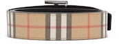 Shop Custom Engravable Burberry Vintage Check TB Monogram Belt Beige for Men 3.5cm 80219571
