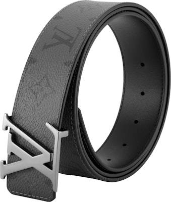 Cinturón Reversible Personalizado Louis Vuitton Monogram Lona Negra/Gris 4cm. M0285 Shop Cinturón Reversible Personalizado Louis Vuitton Monogram Lona Negra/Gris 4cm. M0285