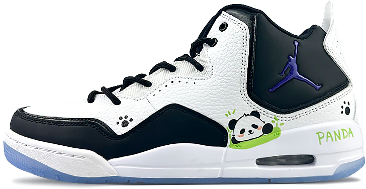 custom-jordan-courtside-23-black-white-green-retro-basketball-shoes-for-men-ar-1000-104-team40-greenland-panda