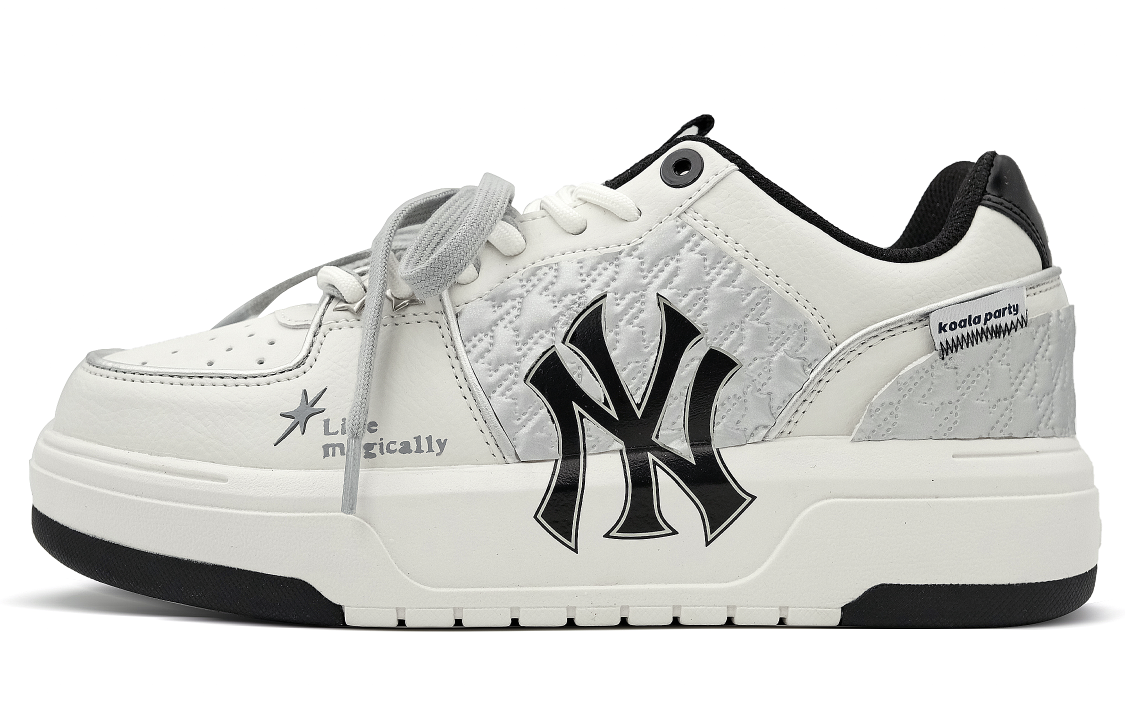 Custom MLB Chunky Liner Sneakers White Bear Pink Retro American Casual . 3ASXCA12N-50WHS (Team2072 - Hoshiue).