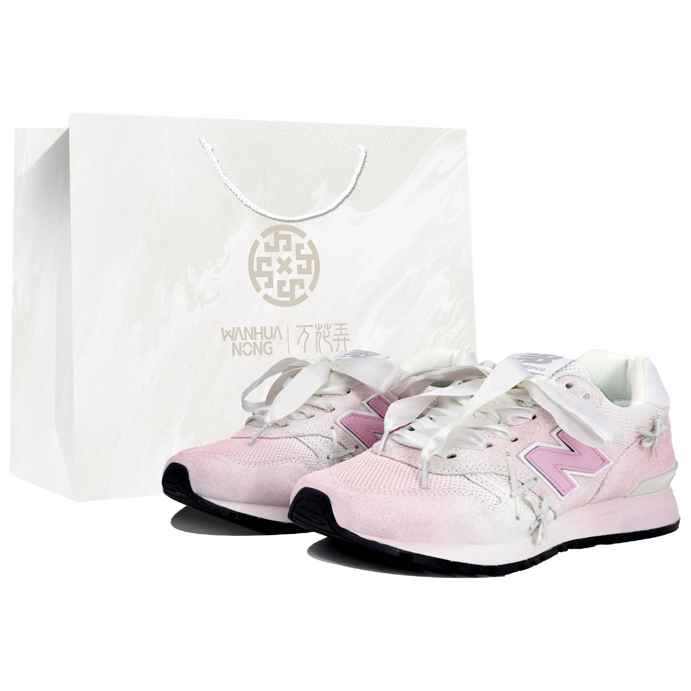 Custom New Balance NB 565 Pink Ballet Couple Retro Running Shoes ML565EW1 (Team113-Giselle S-BOX)