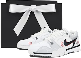 Custom Nike Air Cross Trainer 3 NinePro Boxing Skull Low Sneakers Black White Red CQ9182-106 (Team107 - Fighting Skull SBOX) Custom Nike Air Cross Trainer 3 NinePro Boxing Skull Low Sneakers Black White Red CQ9182-106 (Team107 - Fighting Skull SBOX)