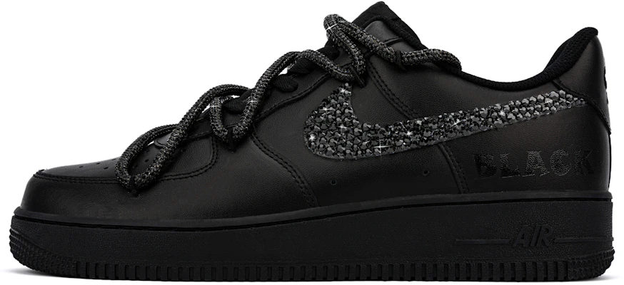 客製化Nike Air Force 1黑曜鑽石解構低筒運動鞋 CW2288-001 (Team18-Sparkling Obsidian) Buy 客製化Nike Air Force 1黑曜鑽石解構低筒運動鞋 CW2288-001 (Team18-Sparkling Obsidian)
