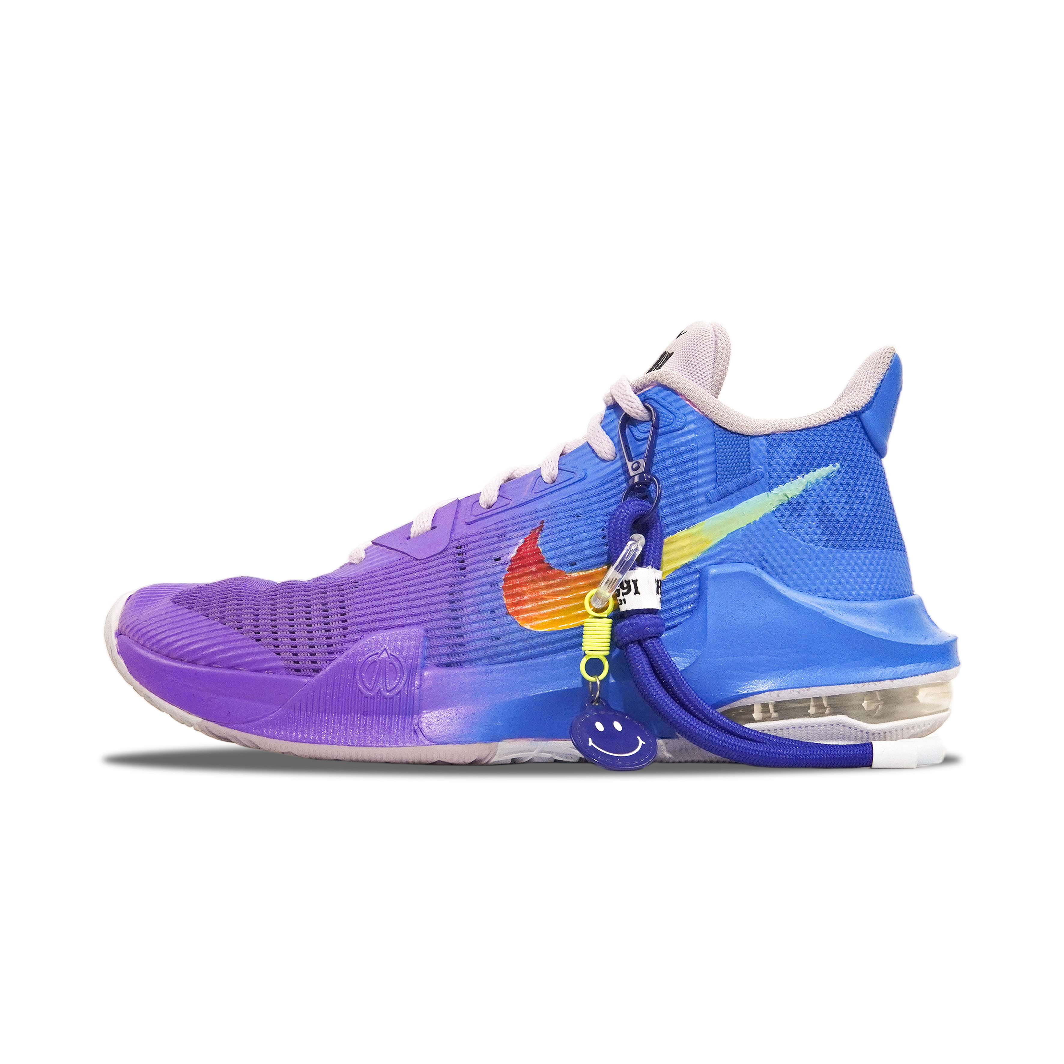 Custom Nike Air Max Impact 3 Blue Mid-Top Basketball Shoes - Stylish & Durable DC3725-101 (Team546-F3 Men's Basketball)