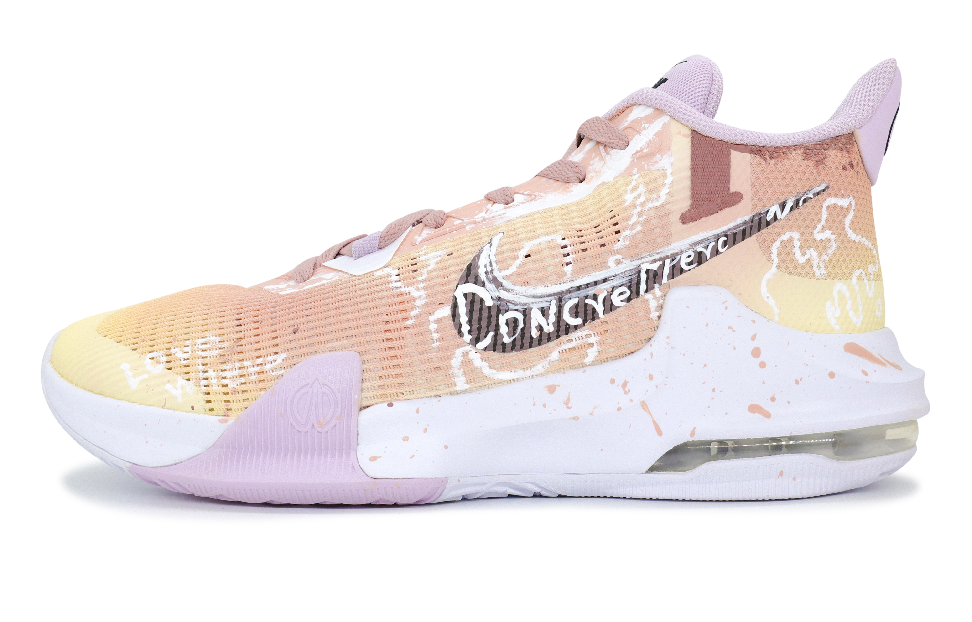 Custom Nike Air Max Impact 3 Strawberry Culture Yellow Pink Basketball Shoes DC3725-101 (Team749 Men's Sugar Salt Sneakers)