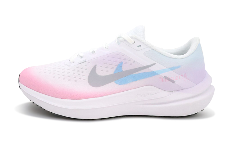 Custom Nike Air Winflo 10 Pink Purple Gradient Cushioned Running Shoes. DV4022-102 (Team 91-Cotton Candy A071)