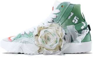 Custom Nike Blazer Mid Green Spring Vibes Romantic Artistic Sneakers DD3111-100 (Team 147 - Spring Harmony and Bright Scenery) Custom Nike Blazer Mid Green Spring Vibes Romantic Artistic Sneakers DD3111-100 (Team 147 - Spring Harmony and Bright Scenery)