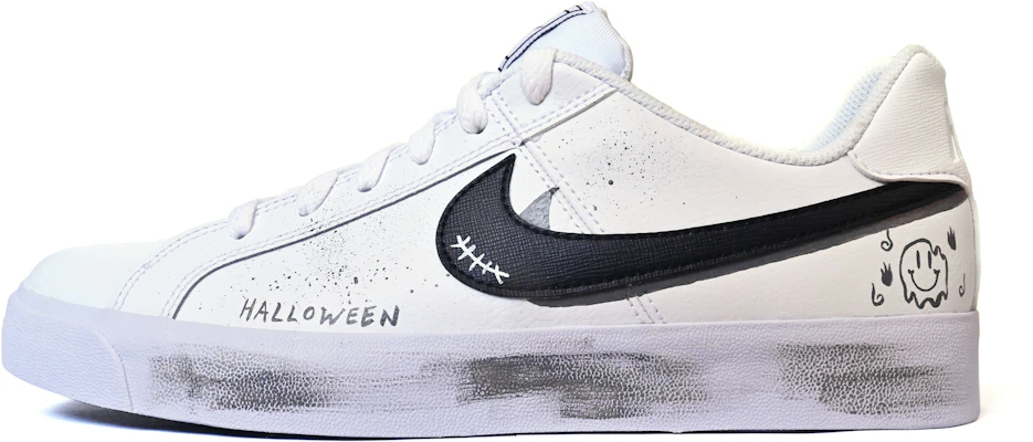Custom Nike Court Royale AC Ghost Graffiti Hand-Painted Retro Casual Low-Top Shoes BQ4222-103 (Team107 - Ghost Graffiti) Buy Custom Nike Court Royale AC Ghost Graffiti Hand-Painted Retro Casual Low-Top Shoes BQ4222-103 (Team107 - Ghost Graffiti)