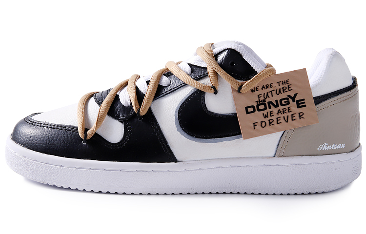 Custom Nike Ebernon Low Black Mocha Retro Deconstructed Low-Top Sneakers AQ1775-100 (Team77 Black Mocha)