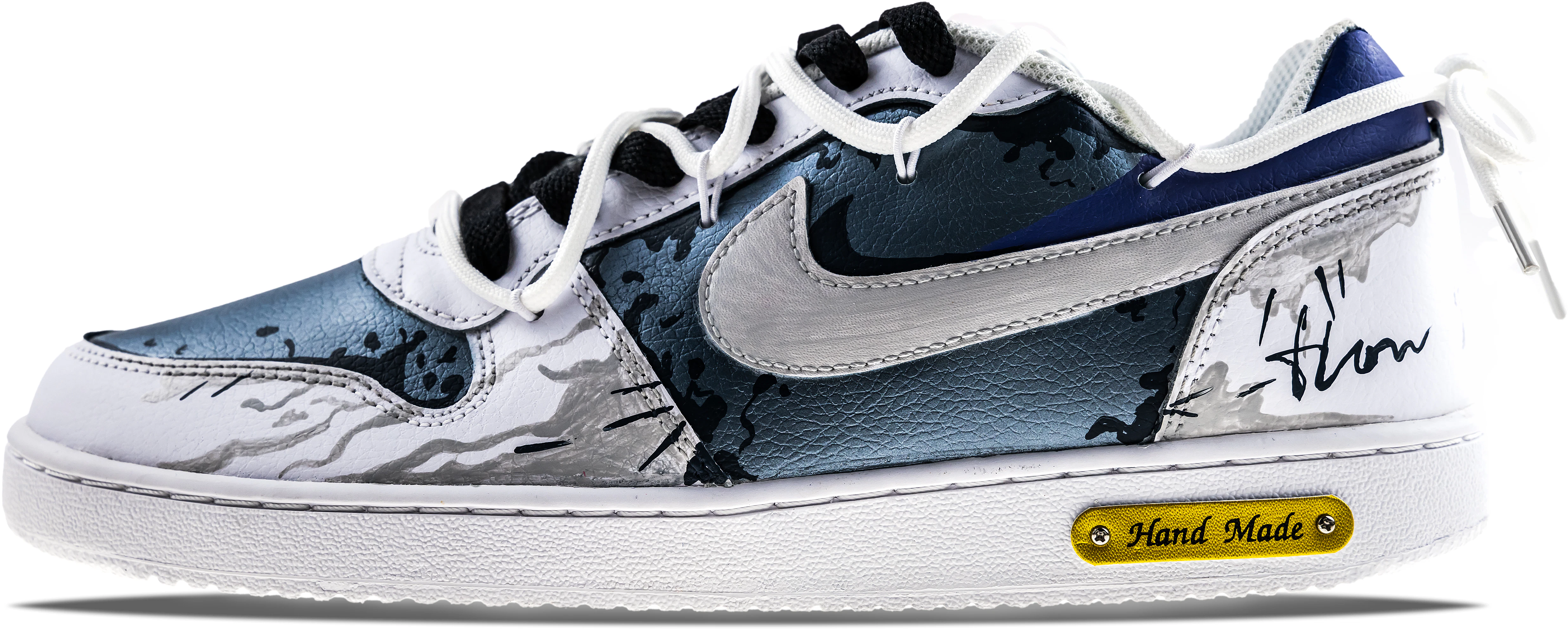 custom-nike-ebernon-low-silver-gradient-black-graffiti-casual-sneakers-white-aq-1775-100-team240-silver-mountain-spring