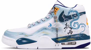 Custom Nike Flight Legacy Ao Bing Dragon White Blue Retro Basketball Shoes Men BQ4212-102 (Team864-Tokai Spirit Pearl) Custom Nike Flight Legacy Ao Bing Dragon White Blue Retro Basketball Shoes Men BQ4212-102 (Team864-Tokai Spirit Pearl)