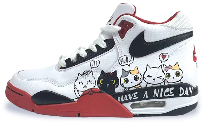 Nike Flight Legacy Retro Scarpe Basket Rosse e Bianche con Ammortizzazione e Grip BQ4212-100 (Team371 - Meow Language Time) Buy Nike Flight Legacy Retro Scarpe Basket Rosse e Bianche con Ammortizzazione e Grip BQ4212-100 (Team371 - Meow Language Time)