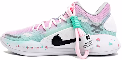 Custom Nike Hyperdunk 10 X Low Neon Graffiti Gradient Basketball Shoes. AR0465-100 (Team145 - Neon Glow) Custom Nike Hyperdunk 10 X Low Neon Graffiti Gradient Basketball Shoes. AR0465-100 (Team145 - Neon Glow)