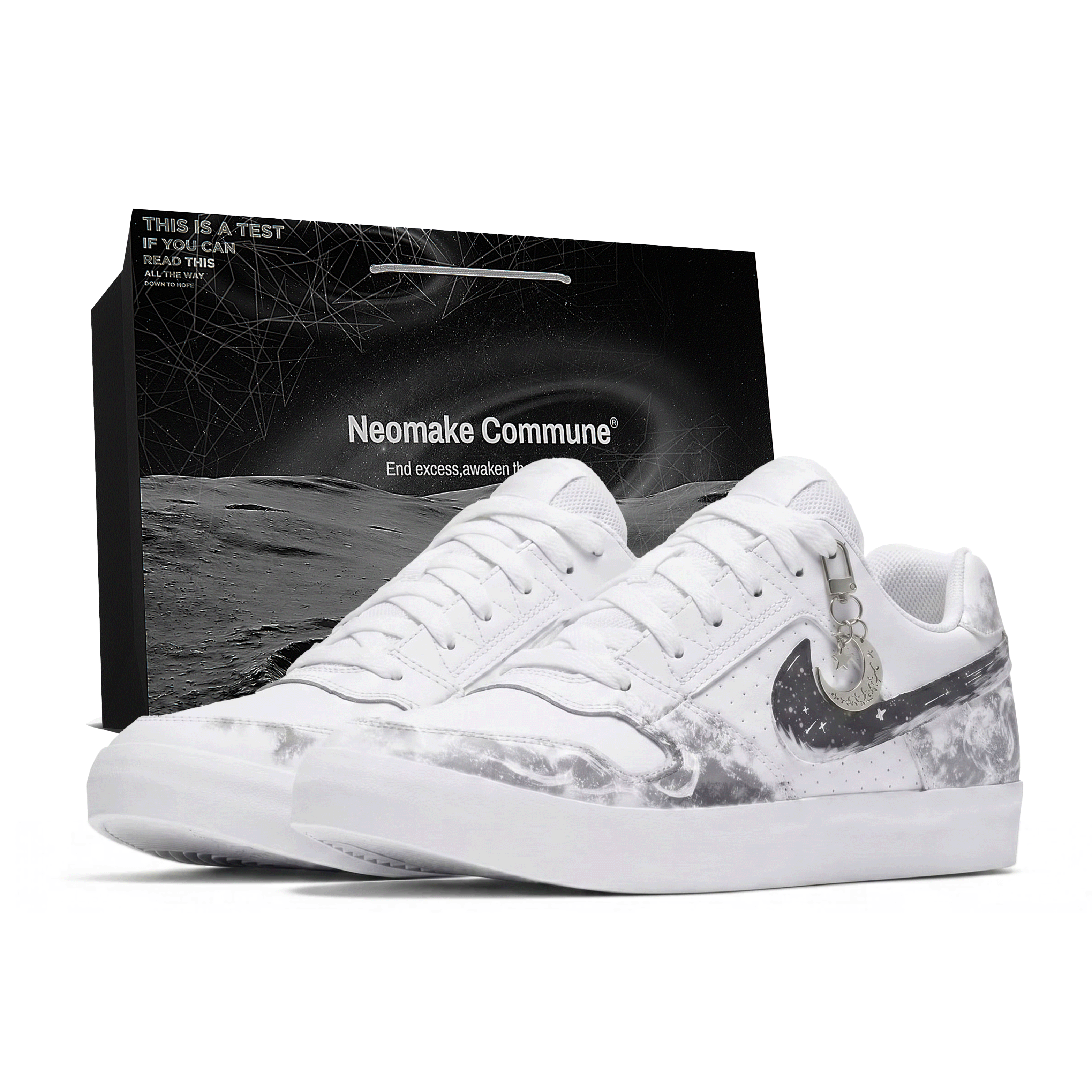 Custom Nike SB Delta Sneakers Streetwear Retro Couple Low-Top Shoes 942237-112 (Team2372-Moonset Stardim LD)