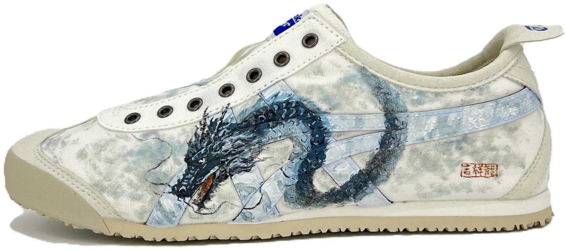 custom-onitsuka-tiger-mexico-66-hand-painted-dragon-casual-shoes-white-blue-d3-k0-n-0143-team616-misty-hidden-dragon-journey