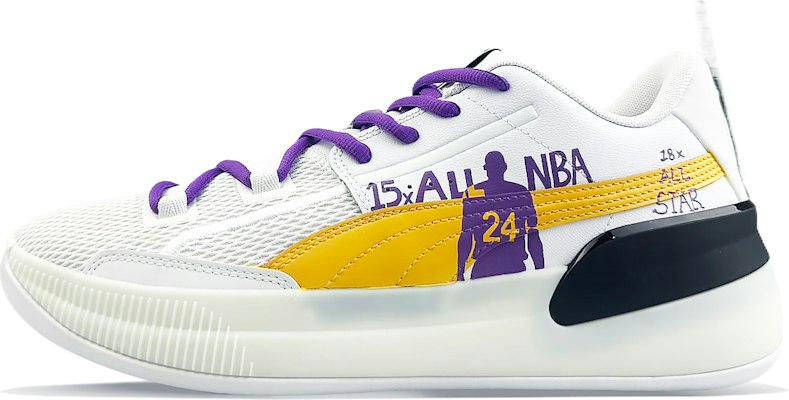 定制彪马Clyde Hardwood湖人队配色粉白篮球鞋 194454-01 (Team373-Lakers Number 24) Buy 定制彪马Clyde Hardwood湖人队配色粉白篮球鞋 194454-01 (Team373-Lakers Number 24)