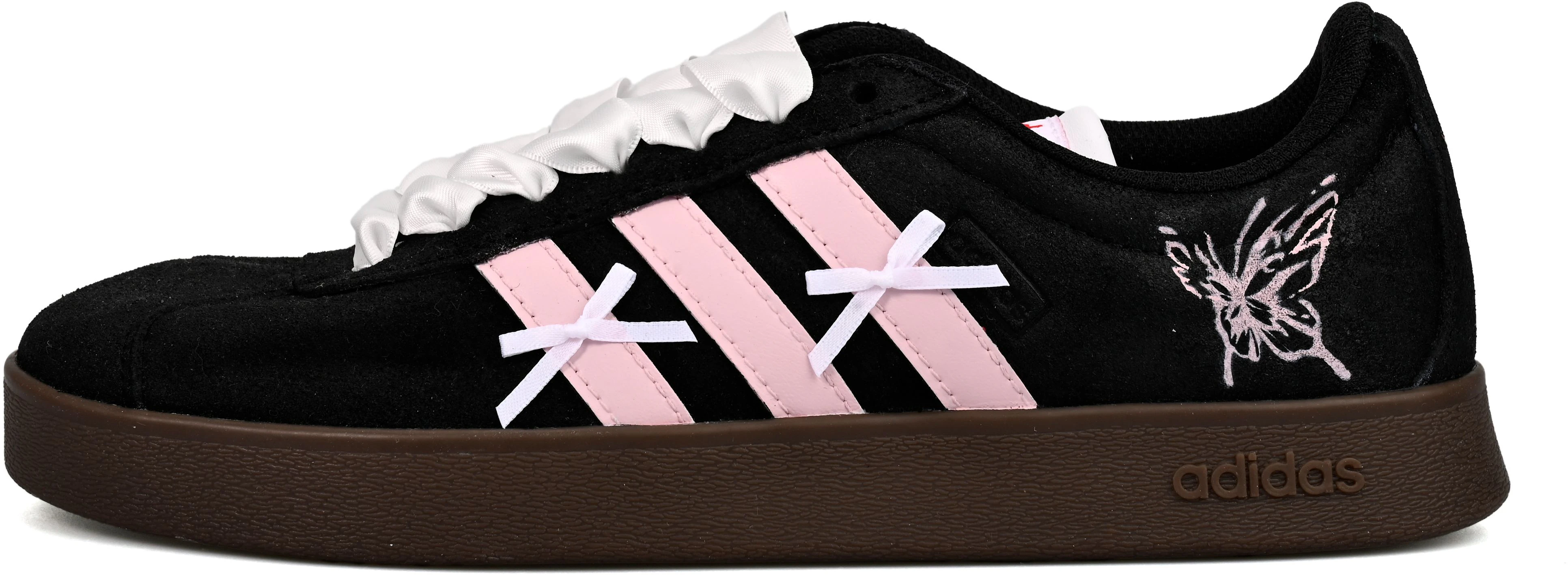 custom-sneakers-adidas-butterfly-girl-saml-pink-black-low-top-casual-shoes-hq-1801-team-6-butterfly-girl