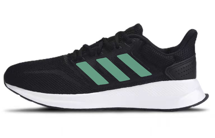 Custom Sneakers: adidas Runfalcon 1.0 Mint Summer Party Running Shoes Black/Green F36199(Team56-Mint Coolness)