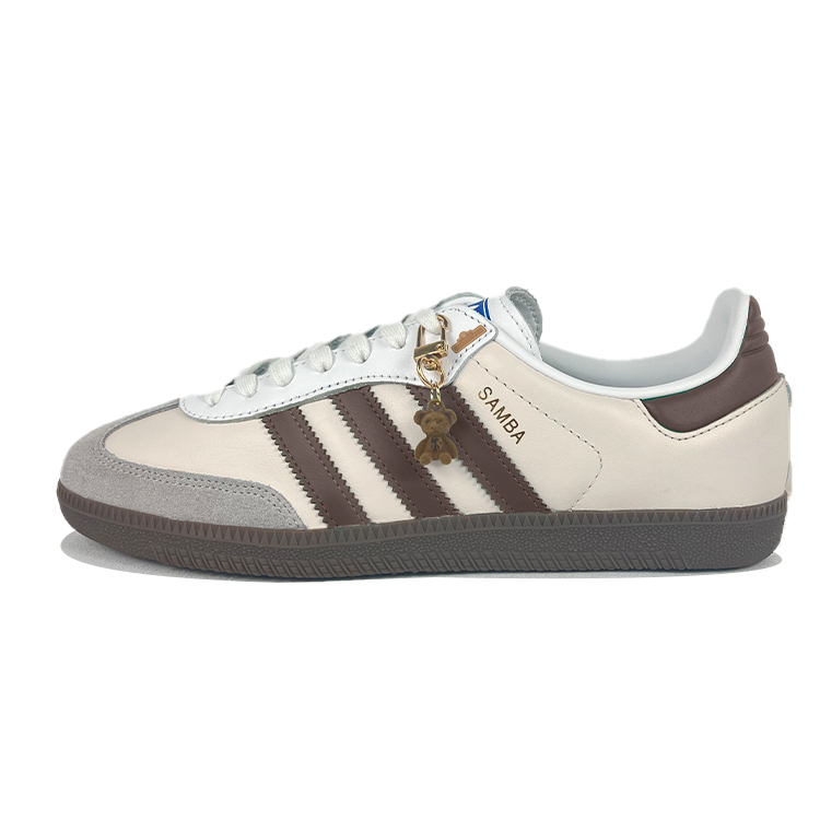 Custom Sneakers adidas Originals SAMBA OG Hazelnut Latte Casual Low-top IG1024 (Team352 - Hazelnut Latte)