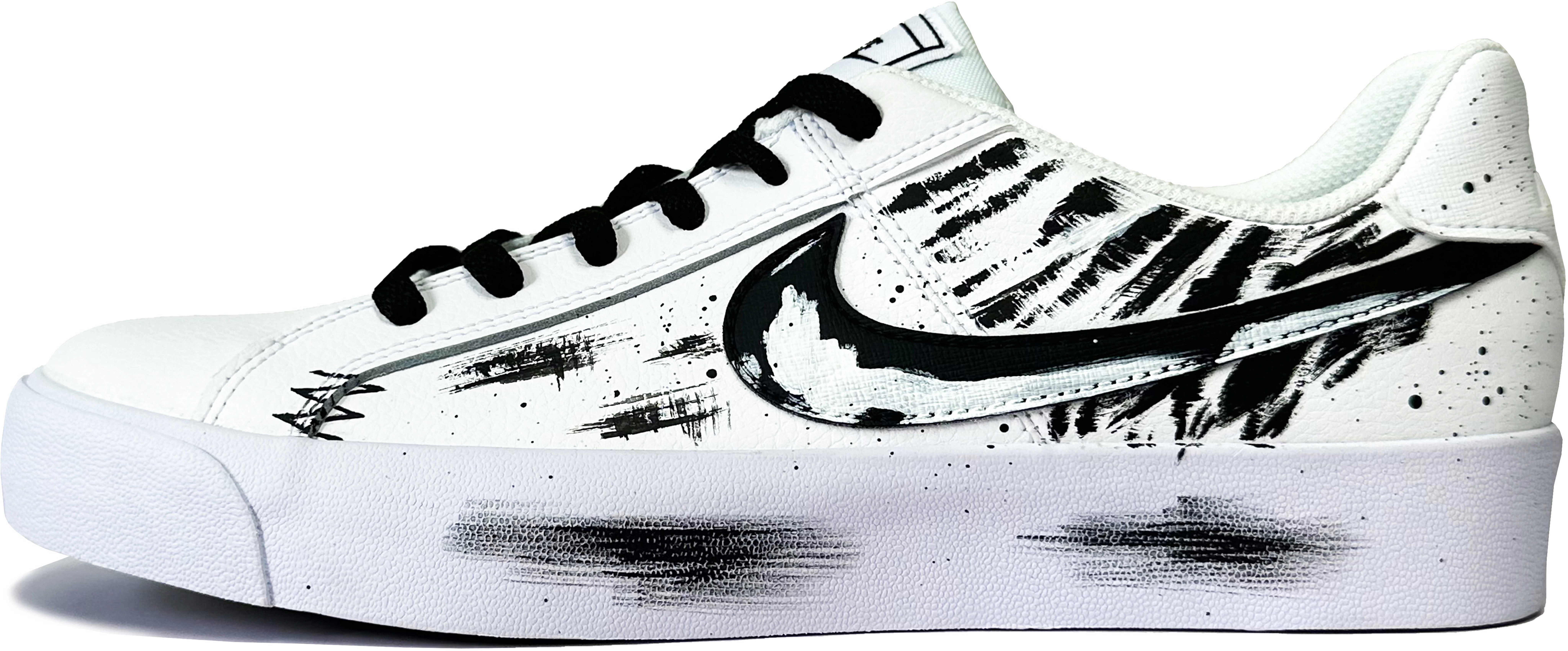 custom-sneakers-nike-court-royale-tarot-black-white-casual-low-top-shoes-bq-4222-103-team287-tarot-domain