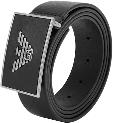 可定制EMPORIO ARMANI黑色皮带,光滑Logo扣3.5cm Y4S196-YDC0G-80001 Shop 可定制EMPORIO ARMANI黑色皮带,光滑Logo扣3.5cm Y4S196-YDC0G-80001